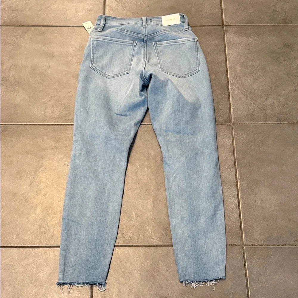Curvy Mid Rise Express Ripped Skinny Jeans - Picture 3 of 4